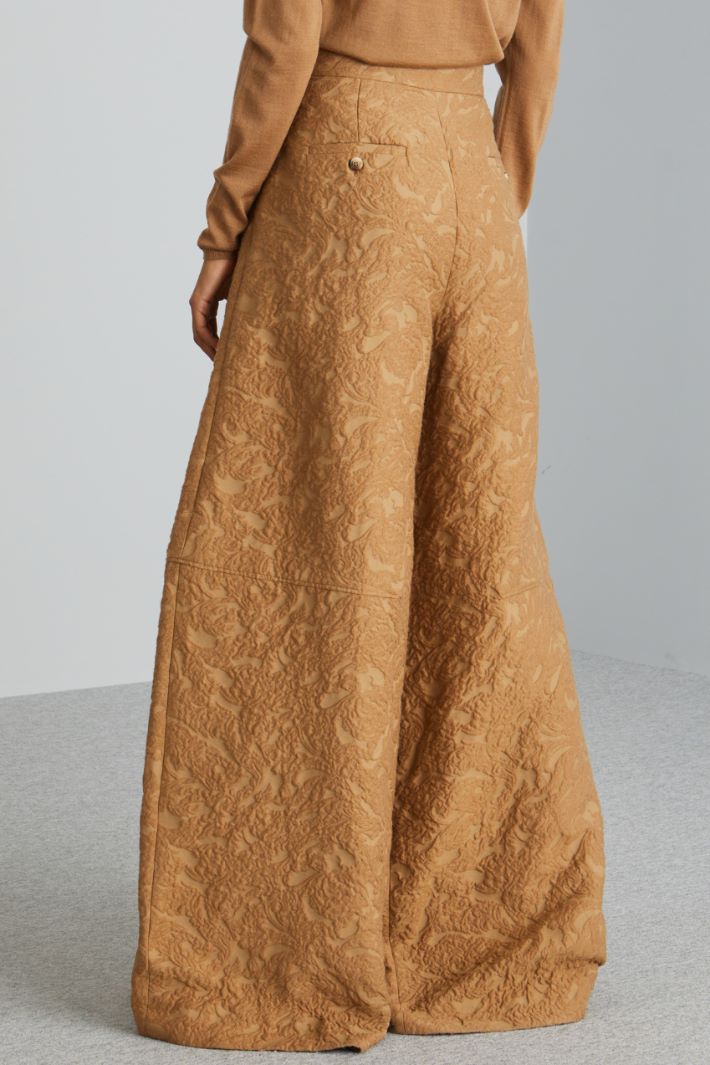 Pantaloni balloon in broccato - CAMMELLO - Fashion Market - 4