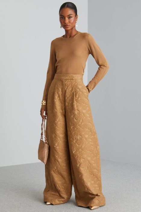 Pantaloni balloon in broccato - Fashion Market