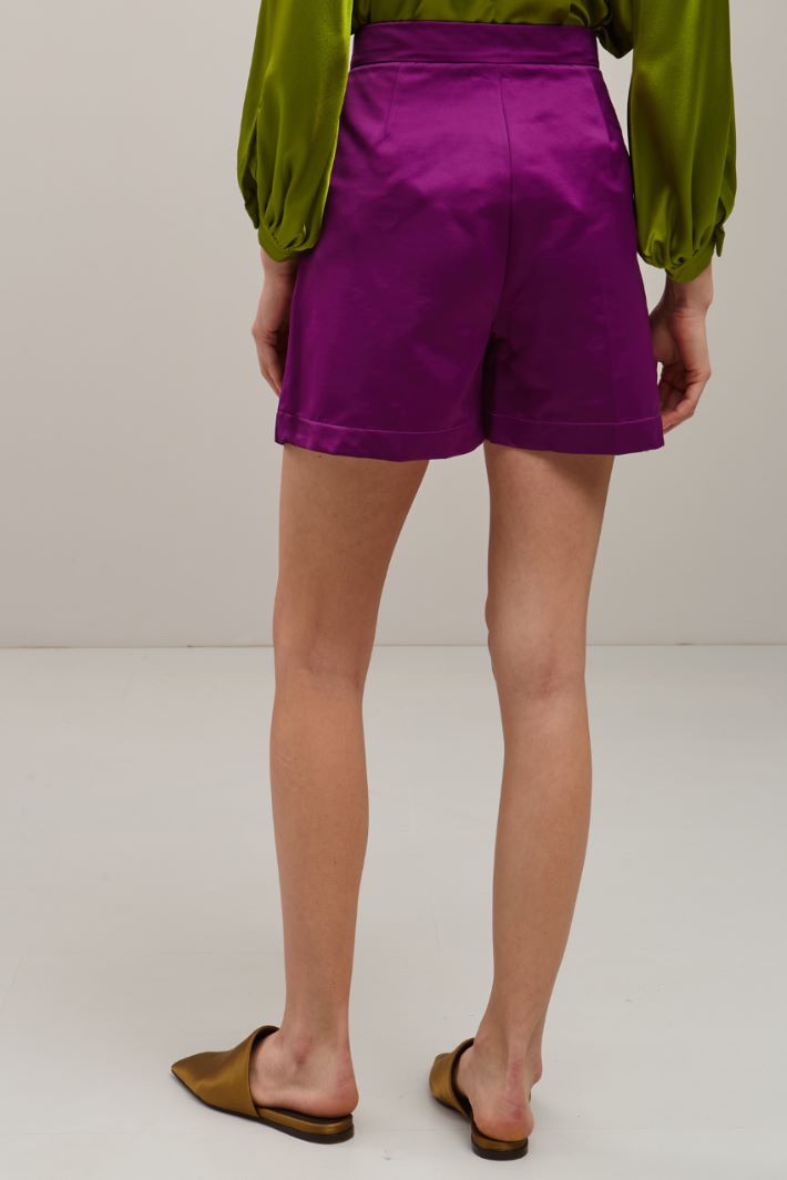 Shorts in duchesse - VIOLA - Fashion Market - 4