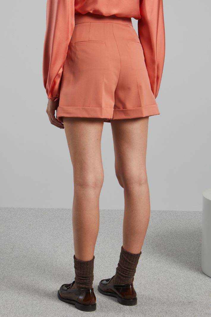 Shorts in gabardina di lana - CORALLO - Fashion Market - 4