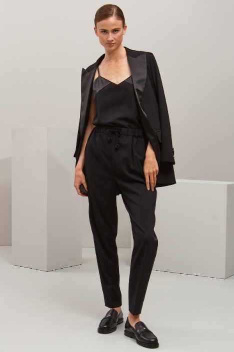 Top in crépe di lana - Fashion Market