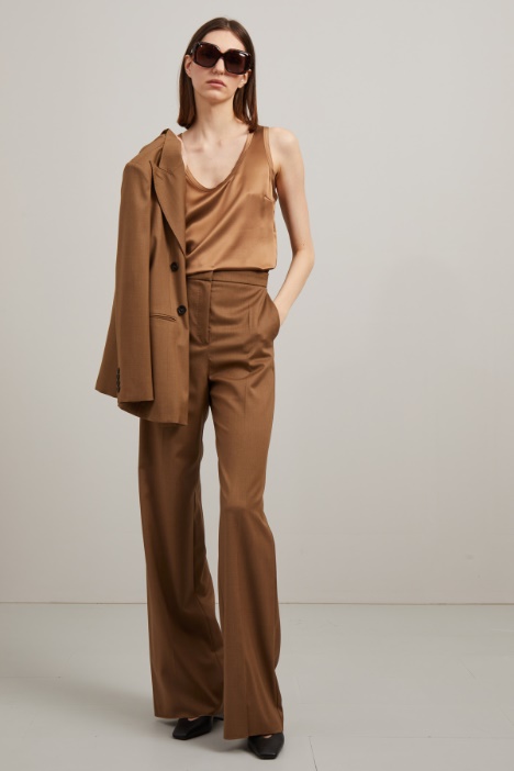 Top in raso di pura seta - Fashion Market