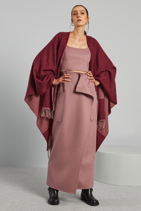 Crop top in drap - Fashion Market