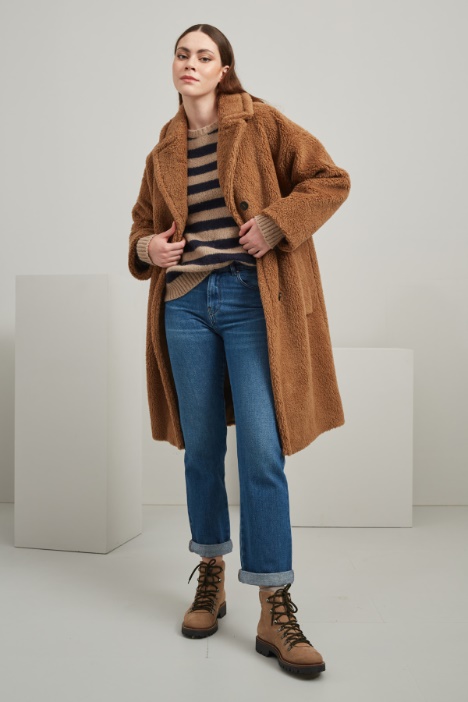Jeans dritti in denim - Fashion Market