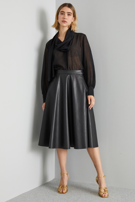 Blusa con maxi foulard - Fashion Market