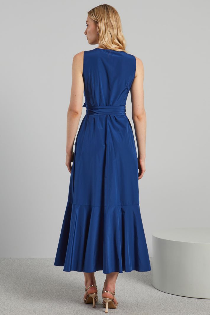 Abito lungo a portafoglio - BLUETTE - Fashion Market - 4