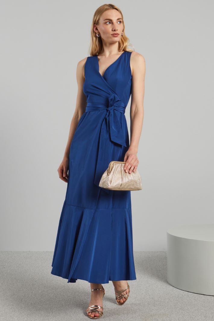 Abito lungo a portafoglio - BLUETTE - Fashion Market