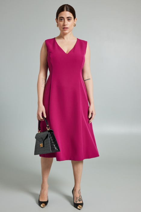 Abito svasato stretch - Fashion Market