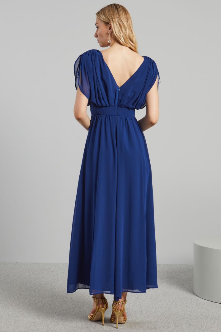 Abito lungo drappeggiato - BLUETTE - Fashion Market - 4