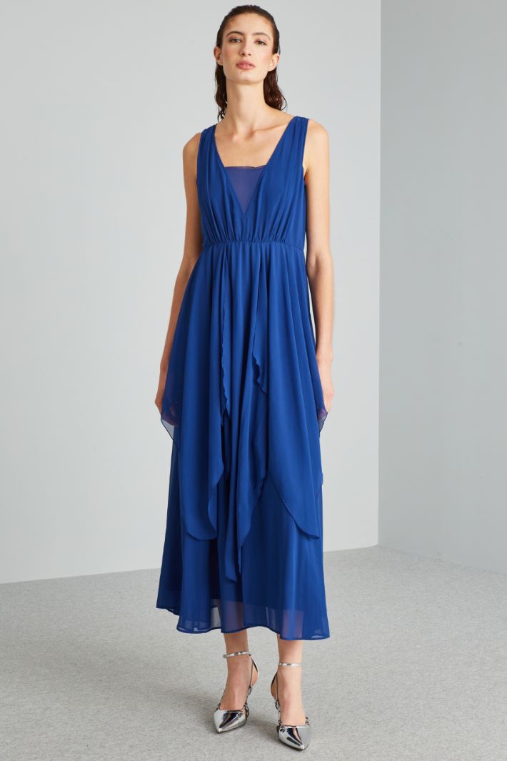 Abito con gonna a pannelli - BLUETTE - Fashion Market - 2