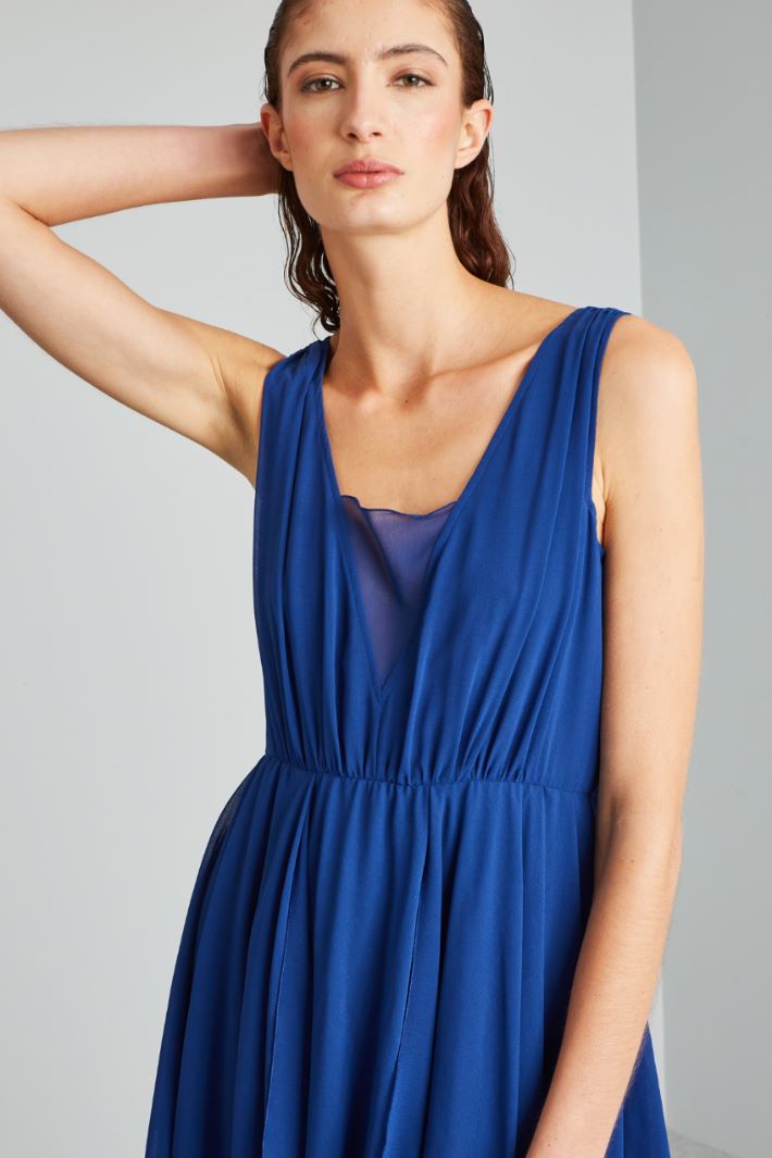 Abito con gonna a pannelli - BLUETTE - Fashion Market - 3