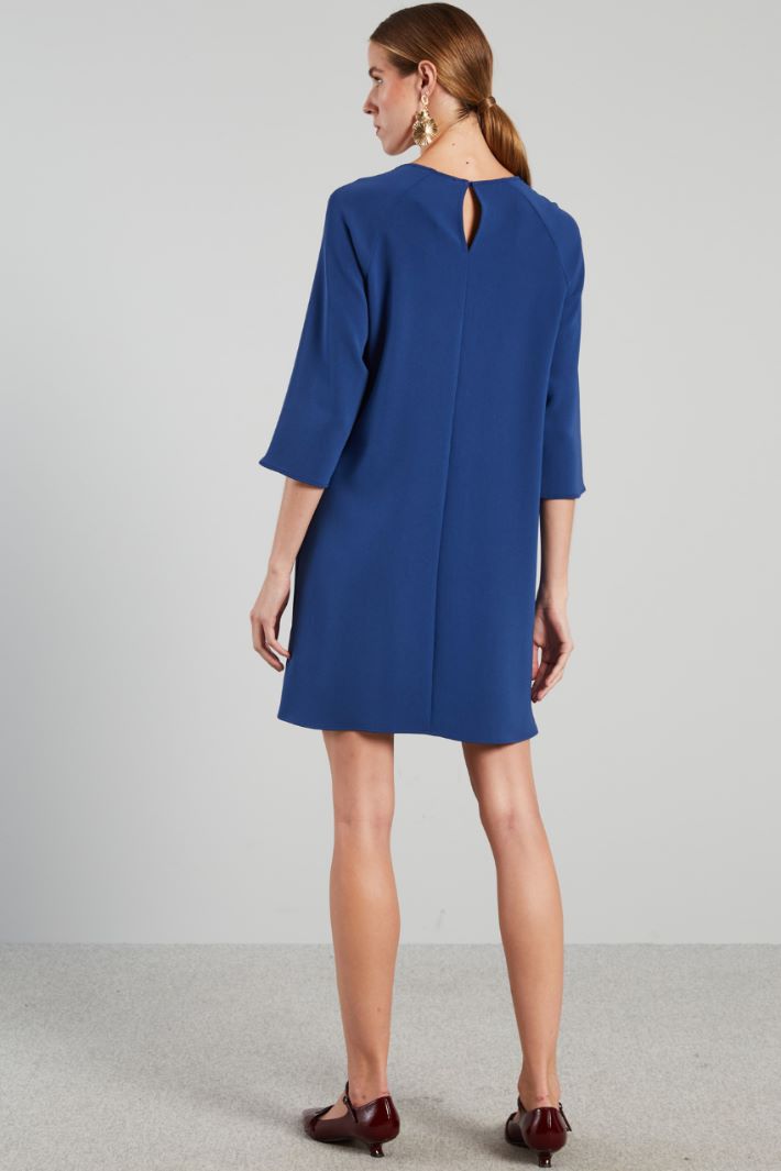 Abito a tunica con passante - BLU CHIARO - Fashion Market - 4