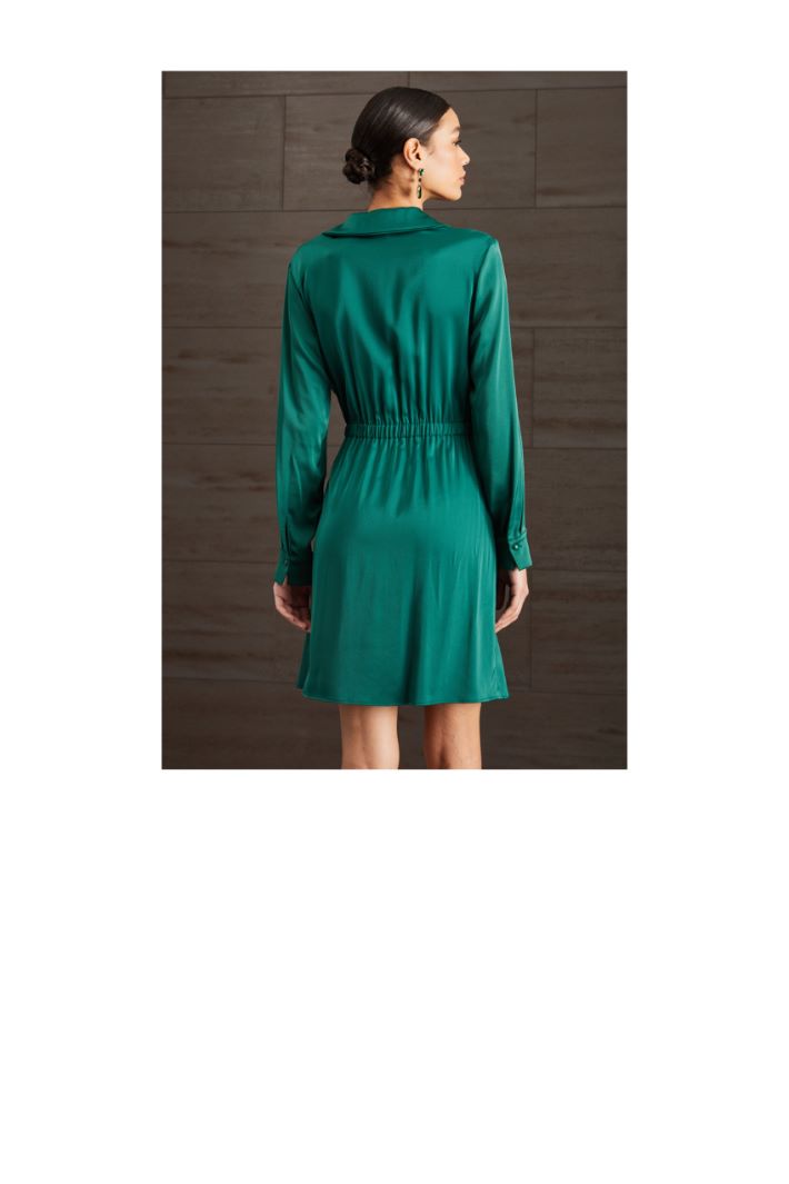 Abito a portafoglio - VERDE SMERALDO - Fashion Market - 4