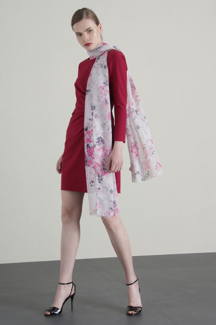 Tubino con drappeggio - FUXIA - Fashion Market - 4