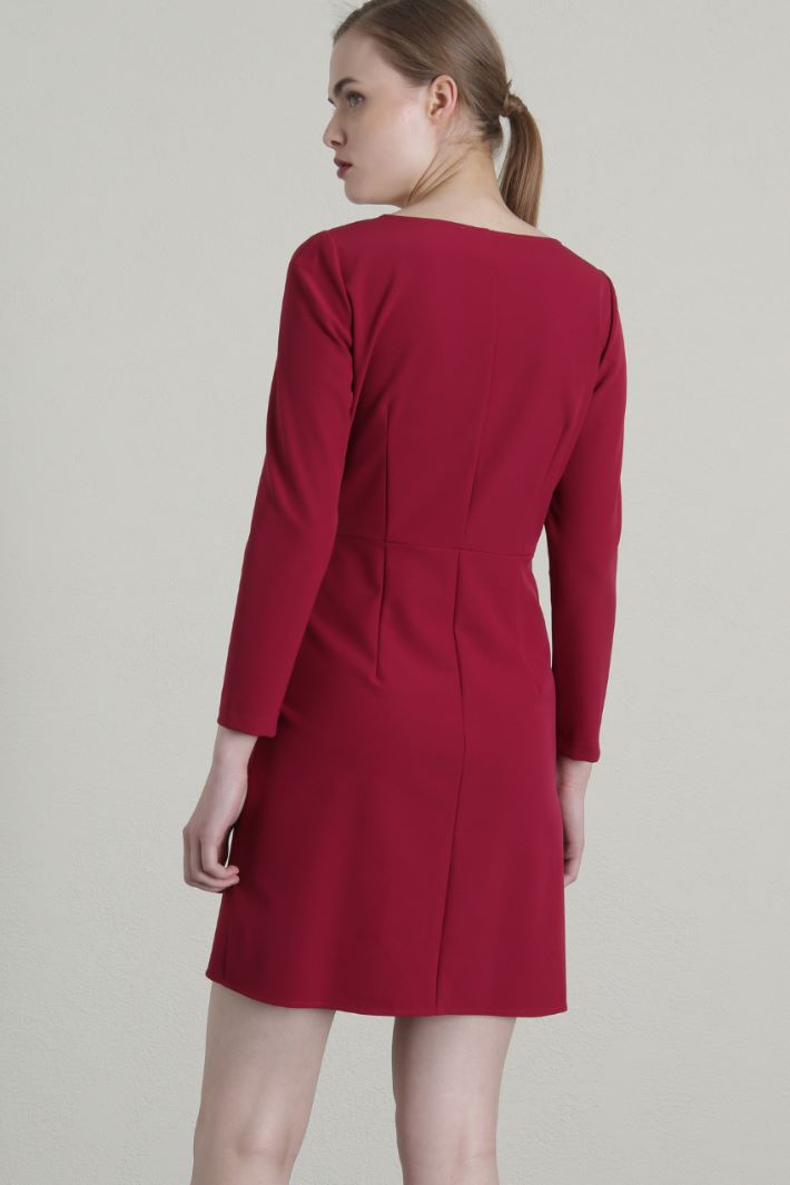 Tubino con drappeggio - FUXIA - Fashion Market - 2