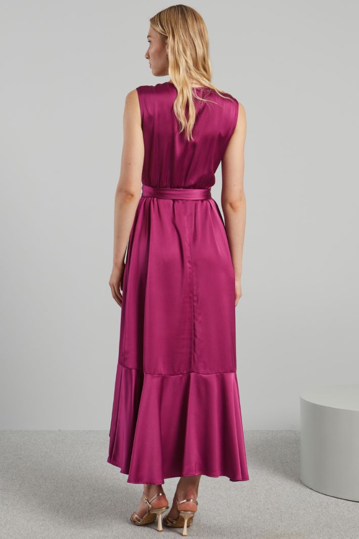 Abito con gonna a tulipano - CICLAMINO - Fashion Market - 4