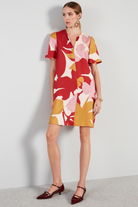 Abito in twill di seta - Fashion Market