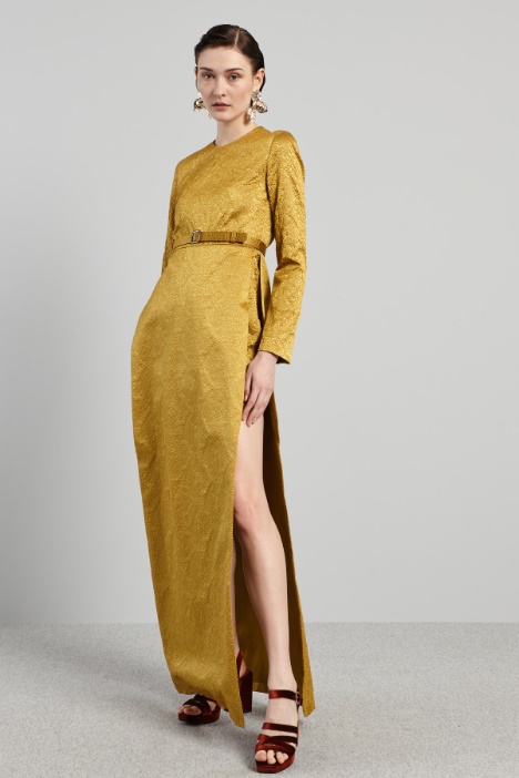 Abito in jacquard con pannelli - Fashion Market