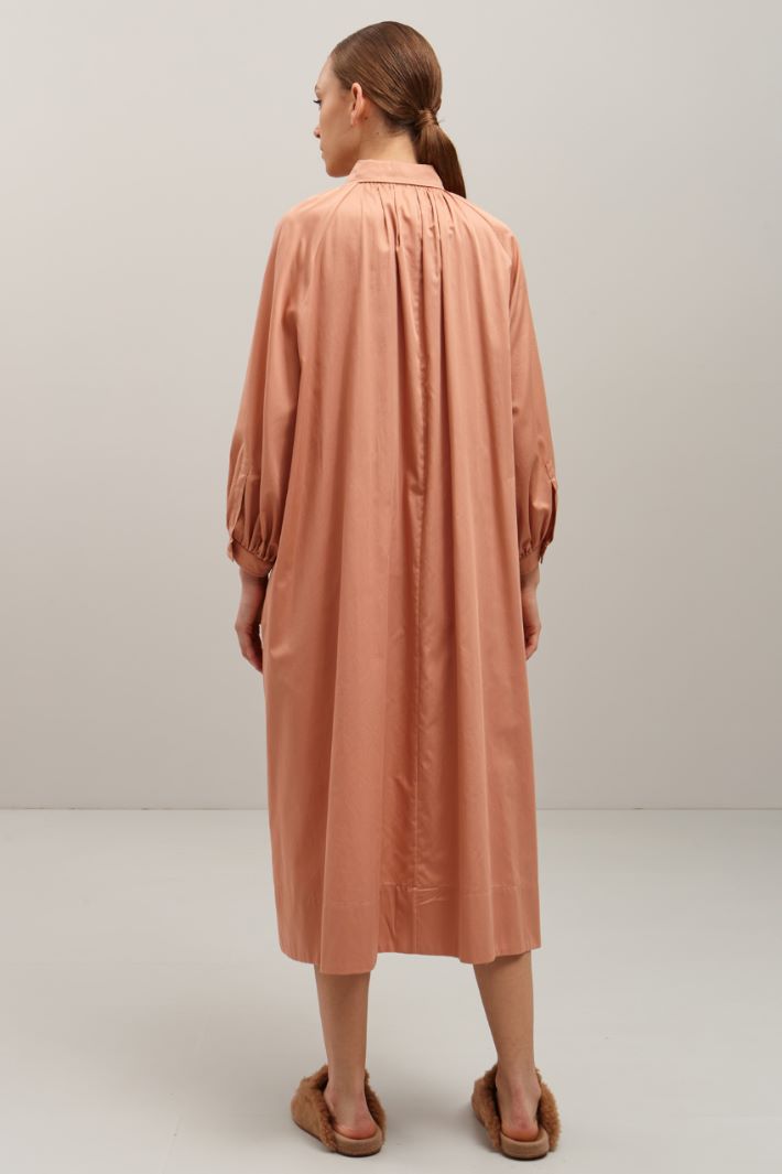 Chemisier in raso di cotone - ROSA ANTICO - Fashion Market - 4