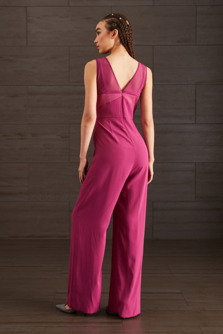 Tuta in satin - CICLAMINO - Fashion Market - 4