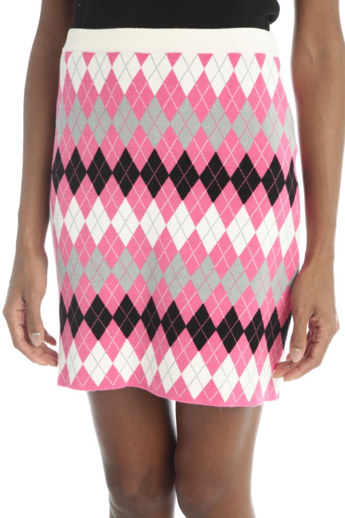 Minigonna jacquard - FUXIA - Fashion Market - 3