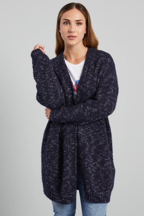 Cardigan lungo lamè - Fashion Market