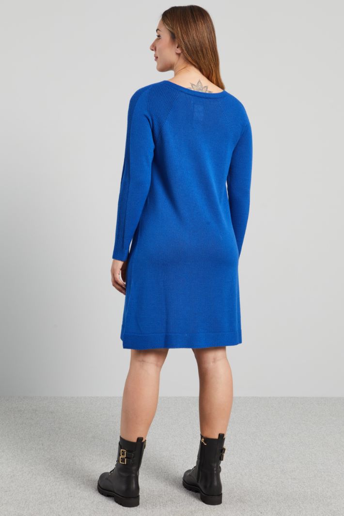 Abito corto in maglia - BLUETTE - Fashion Market - 4