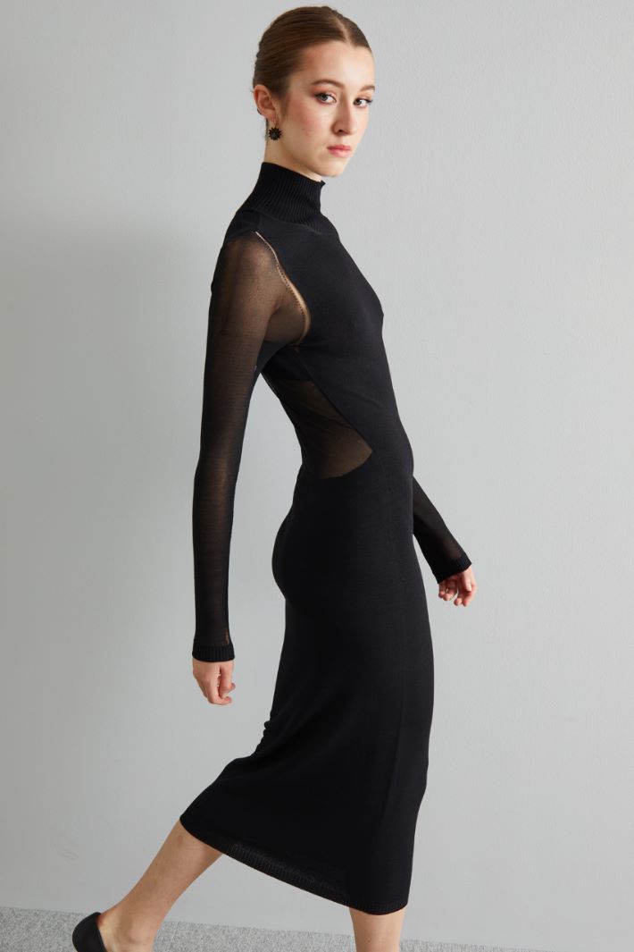 Abito aderente  - NERO - Fashion Market - 3