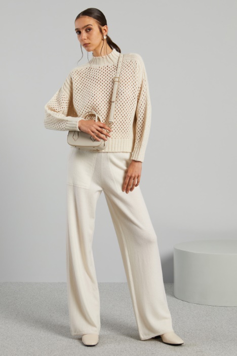 Pantaloni in maglia con coulisse - Fashion Market