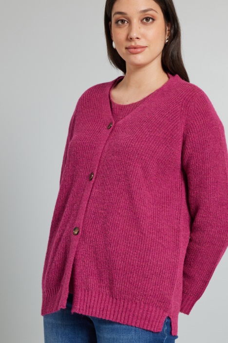 Cardigan con bottoni - Fashion Market