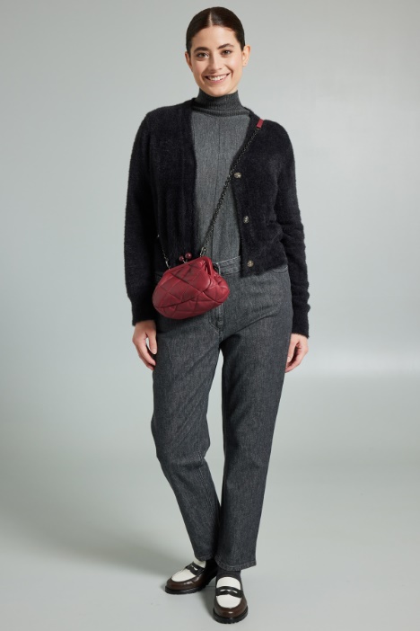 Cardigan in filato garzato - Fashion Market