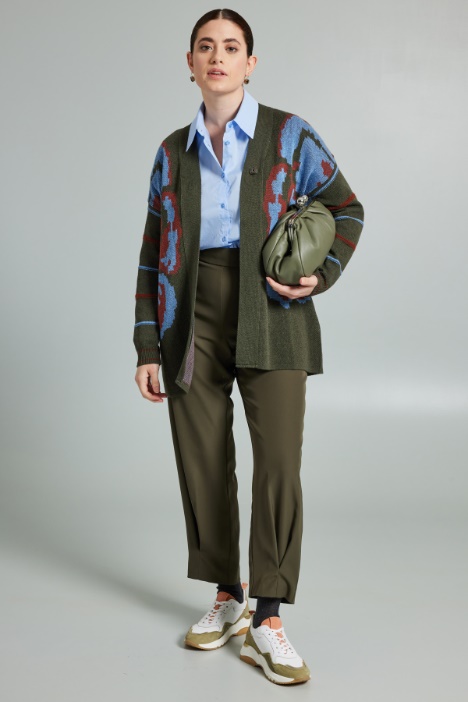 Cardigan in jacquard - Fashion Market