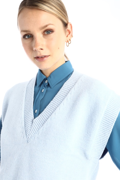Gilet con scollo a V - Fashion Market