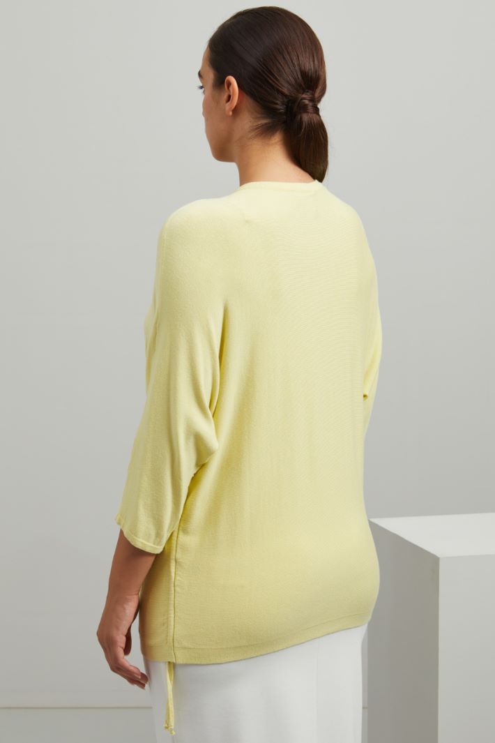 Maglia in viscosa - GIALLO PASTELLO - Fashion Market - 4