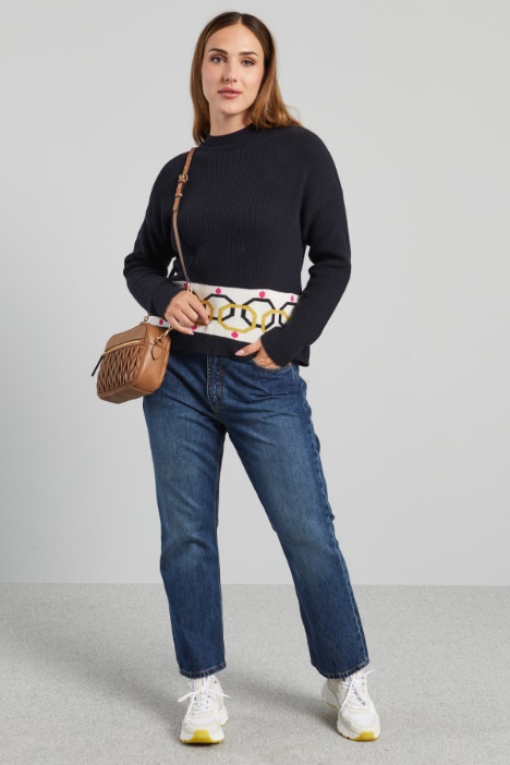 Maglia con motivo jacquard - Fashion Market