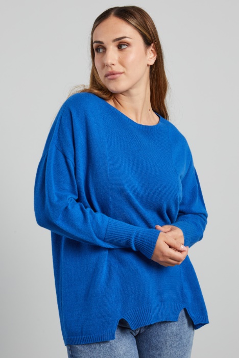 Maglia con micro spacchi - Fashion Market