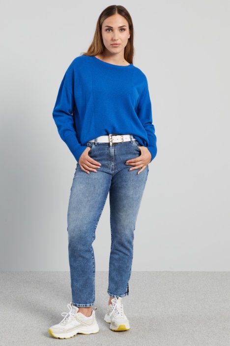 Maglia con micro spacchi - Fashion Market