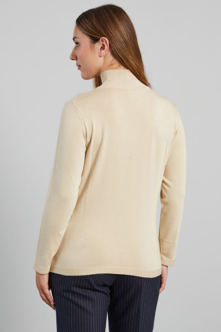 Maglia semiaderente - CREMA - Fashion Market - 4
