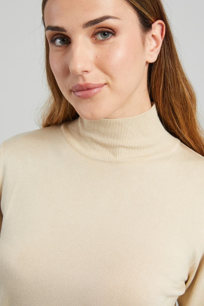 Maglia semiaderente - CREMA - Fashion Market - 3