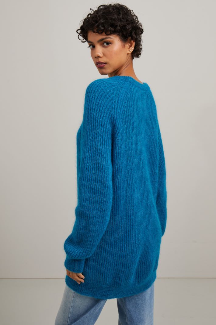 Maglia in lana e mohair - BLUETTE - Fashion Market - 4
