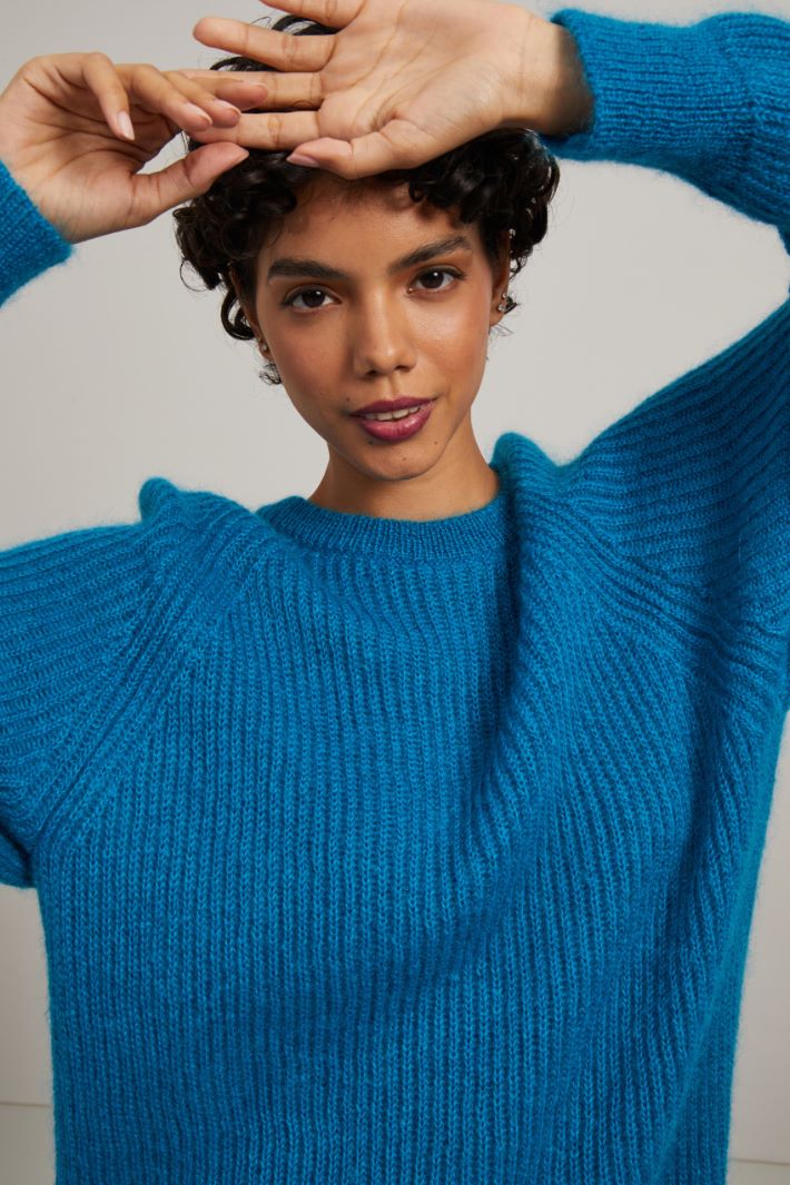 Maglia in lana e mohair - BLUETTE - Fashion Market - 3