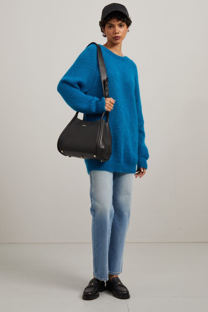 Maglia in lana e mohair - BLUETTE - Fashion Market