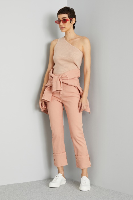 Top monospalla in maglia - Fashion Market