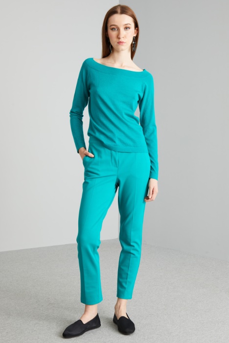 Maglia con scollo a barchetta - Fashion Market