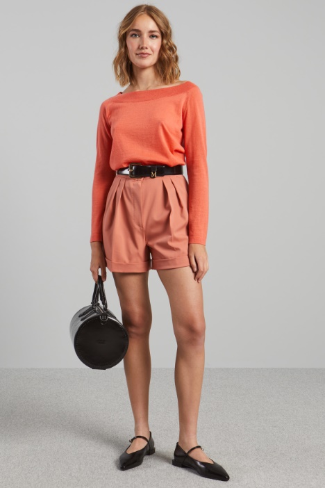 Maglia con scollo a barchetta - Fashion Market