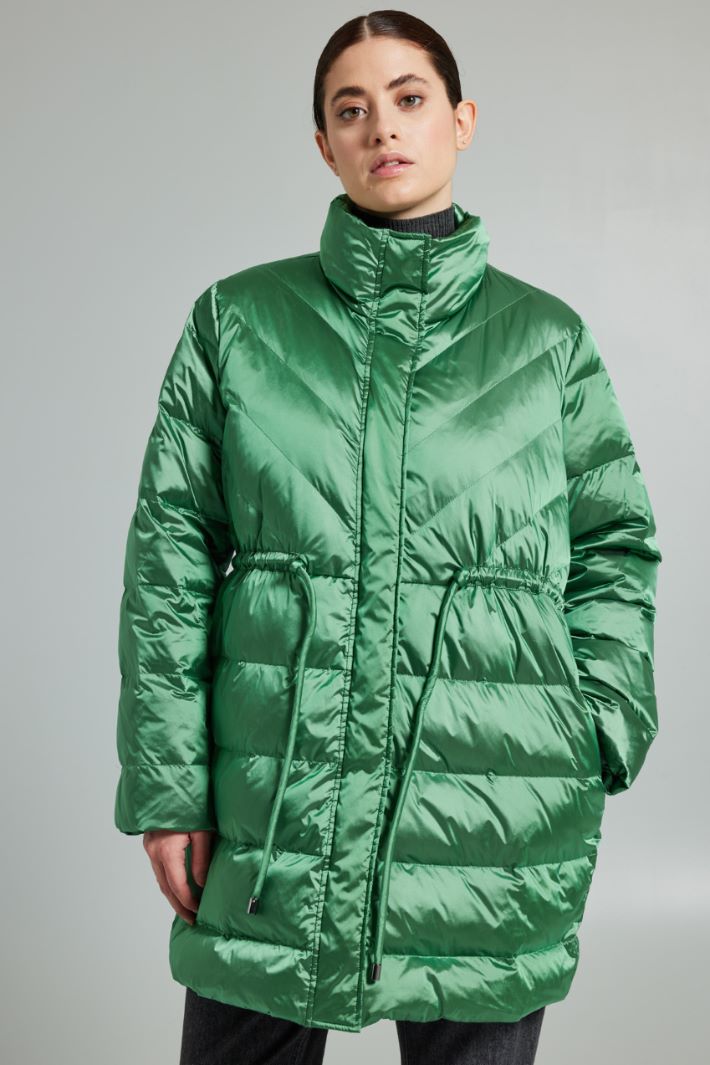 Piumino con coulisse - VERDE PRATO - Fashion Market - 2