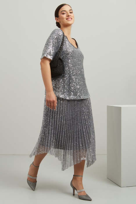 Gonna con paillettes - Fashion Market