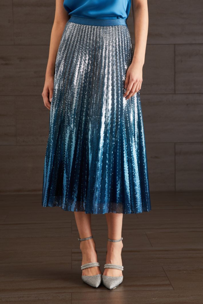 Gonna in tulle con paillettes - ARGENTO AVIO - Fashion Market - 2