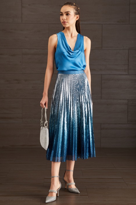 Gonna in tulle con paillettes - Fashion Market