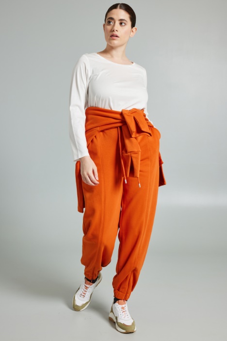 Pantaloni jogger con polsini - Fashion Market